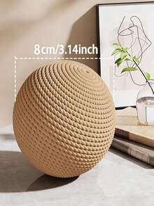 1个猫玩具猫球，超级好玩，可缓解猫咪无聊，供猫咪咀嚼、玩耍和抓挠。 - 彩色 - 查看 7