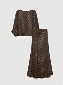 ARMONIAS Women Two-Piece Outfits - ĐỎ GẠCH - Xem 2
