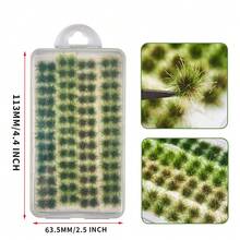 104株/盒 静电植绒草丛 模型火车场景模型装饰草丛 - As photos - 查看 8