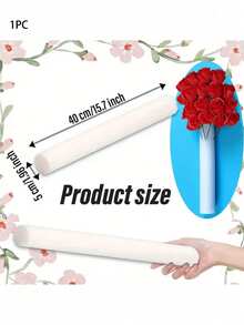 4/6/10支装优质白色花泥棒，15.75英寸 x 1.96英寸 - DIY婚礼插花底座，实心圆柱形花泥，适用于活动和派对装饰、母亲节、送给妈妈的礼物 - 白色 - 查看 11