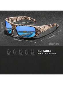 Vintage Cycling Fishing Unisex Sports Fashion Fashion Glasses, Classic Retro Mountaineering Outdoor Sports Fashion Fashion Glasses, Luxury Brand Designer Fashion Fashion Glasses, Tropical Beach Resort Summer Pastel Color Shiny Material Elegant Aesthetic Vacation Fashion Glasses - F55-3 - View 10