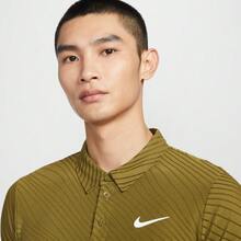 Nike Men's AS M NKCT DFADV SLAM POLO MBPOLO Knitted Collared Short Sleeve Polo Shirt TIB1021-368 - Olive Green - View 3