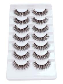 7 Pairs Messy Fluffy False Eyelashes, European And American Style 3D Curly Lashes - Fluffy Lashes - View 7