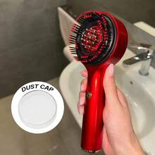 1pc Multi-Function Massage Brush With Protective Cover, Electric Scalp Massager, Red Light Anti-Hair Loss Brush, Deep Scalp Massage, 3 Modes, Personal Care Device, Gift For Lover, Birthday, Halloween - Multicolor - View 4