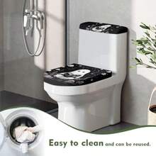 Toilet Seat Covers - 黑色萬聖節幽靈 - 查看 5