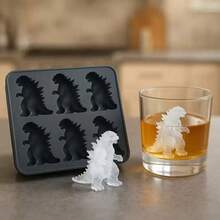 1pc Monster Ice Mold, Silicone Ice Tray, Easy Release & Clean, Quick Freeze - Multicolor - View 3