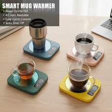 USB供电保温杯垫 - ABS材质，30°C电热饮料加热垫 - 让咖啡整个冬天都保持温暖 - 适合家庭和办公室使用 - 圣诞节、感恩节、情人节、父亲节和母亲节的完美礼物 - 仅支持保温功能，不支持加热功能。