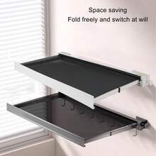 60cm Invisible Folding Clothes Rack, Telescopic Drying Net, Perfect For Drying Shoes And Socks On Balconies And Inside Windows - B - View 6