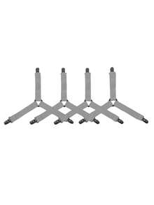 4 قطع مثبتات قابلة للتعديل للحفاظ على أغطية السرير - تثبت أركان الملاءة بإحكام، تمنع انزلاق الملاءة - متعدد الألوان - مشاهدة 20