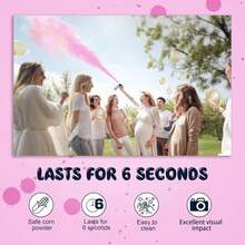 Gender Reveal Fire Extinguisher Color Blasters,  Spray  Gender Reveal Party, Powder Blaste,  Birthday Party,Halloween Advent Calender - Pink - View 3