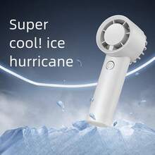 OBOVAY 2026 New Rechargeable Handheld Fan, Lithium Battery-Powered Personal USB Rechargeable Portable Fan For Indoor & Outdoor Use, Includes Power Cable, Button Control, Low Voltage Operation, Portable Fan,300mAh - Multicolor - View 4