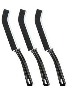 3支硬毛缝隙刷，适用于清洁缝隙、小型清洁刷、泥污清洁刷、马桶刷、淋浴瓷砖刷，是清洁家居、浴室、厨房和狭窄角落的理想工具。也可用于清洁浴室、厕所、水槽、厨房、炉灶和各种家居用品，是清洁的好帮手。 - 黑色 - 查看 14