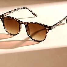Vintage Square Fashion  - Fashionable, Suitable For Vacation, Unisex Versatile , PC Frame And Lenses - Trà mai rùa - Xem 1
