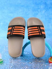 Lightweight EVA Soft Outdoor Cartoon Beach Children Sandals, Summer - Khaki - View 3