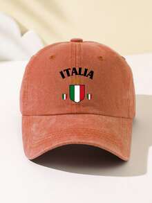 1顶女士国旗印花时尚软顶棒球帽，透气可调节帽檐，适合日常出行、度假、露营、聚会、户外运动、卡车司机、节日礼物 - A - 查看 10