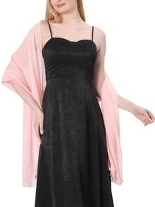 Chiffon Shawls Scarves Wraps For Bridal Wedding Party Evening Dress And Special Occasion Dresses - Baby Pink - View 6