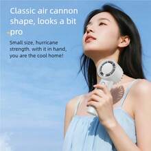 OBOVAY 2026 New Rechargeable Handheld Fan, Lithium Battery-Powered Personal USB Rechargeable Portable Fan For Indoor & Outdoor Use, Includes Power Cable, Button Control, Low Voltage Operation, Portable Fan,300mAh - Multicolor - View 6