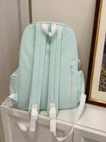 Nueva mochila de viaje elegante de gran capacidad y alta calidad, multifuncional, adecuada para diversas ocasiones, otoño/invierno - Verde - Ver 4