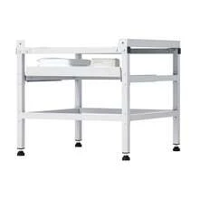 Washing Machine Stand, 48.5x25-Inch Washer Laundry Pedestal, 590LBS Load Capacity Washer And Dryer Pedestal Base With Double Trays, 4 Adjustable Feet For Lifting Washing Machines, Carbon Steel - 48.5x25-Inch - 查看 8