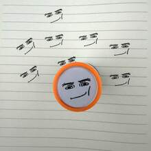 Caja de sellos de color aleatorio, sello de tinta negra lindo, sello divertido, adecuado para uso de oficina diario, se puede usar como etiqueta y sello de marcado - Multicolor - Ver 12