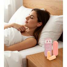 Capsule-Shaped Earplugs To Reduce Noise And Aid Sleep, Perfect For Noisy Bedrooms, And A Lipstick-Shaped Earplug To Prevent Snoring.