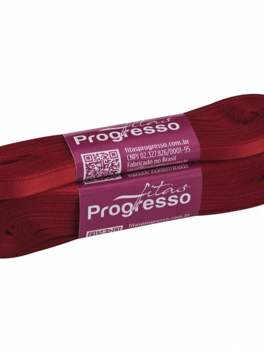 Satin Ribbon, 7mm Wide, In 10m Lengths. - Red(color209) - View 1