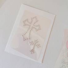 Photo Border Decoration Rhinestone Sticker Angel Wings Note Shape Diamond Sticker - Multicolor - View 18