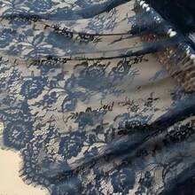 3 Meters X 1.5m Eyelash Lace Fabric, Suitable For Wedding Dress, Tablecloth, Curtain And Other Sewing Projects