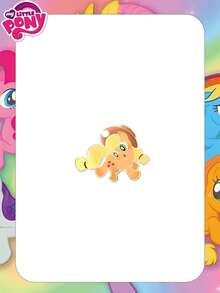 MY LITTLE PONY 1/6 件装全新小马宝莉卡通人物合金吊坠胸针，可爱小马包括萍琪派、云宝黛西、暮光闪闪、柔柔、瑞瑞，可作服装、书包配饰，珐琅徽章，是闺蜜聚会的完美装饰，也是经济实惠的日常艺术装饰品。 - A - 查看 17