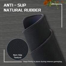 ATTACK SHARK CM03 专业电竞游戏鼠标垫 - 速度型防水表面，缝边设计，防滑橡胶底座，全息覆膜，渐变紫色（17.72 英寸 x 15.75 英寸 x 0.16 英寸） - 彩色 - 查看 6