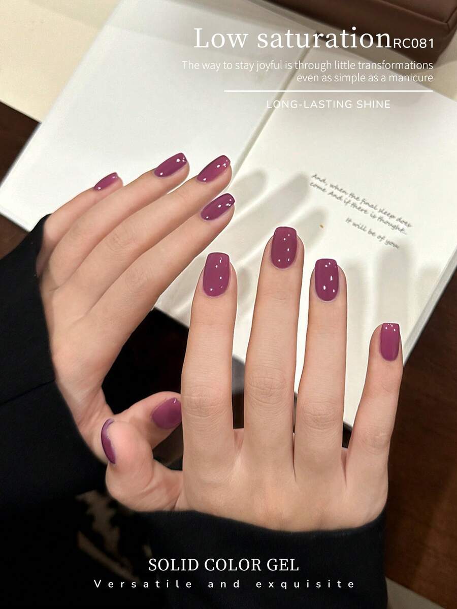 XEIJAYI 1瓶15毫升持久亮泽指甲油凝胶 - 高饱和度光泽，持久耐用，适合美甲沙龙DIY，女士美甲礼品