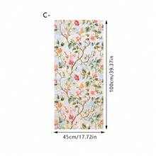 1/5pcs Colorful Wildflower Bee Window Clings No Glue Static Sticker 3D Laser Rainbow Maker Decal Waterproof Privacy Film For Living Room Office Decoration Summer Spring - Floral Colored Film - View 14