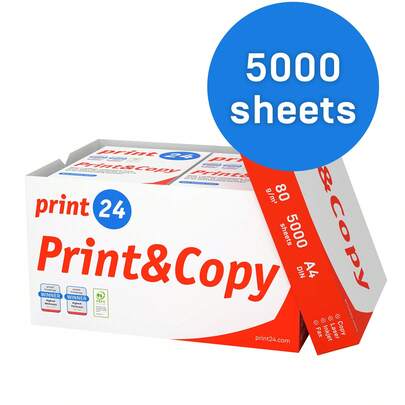  print24 papier do kopii A4 80 g premium biały CIE 160 – certyfikowany PEFC