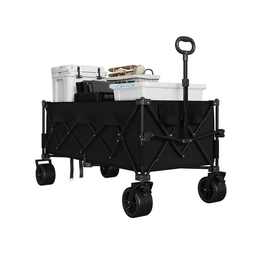 Carts & Wagons, Shopping Trolleys - Black - View 1