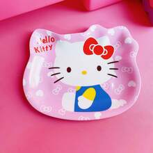 1pc Sanrio Hello Kitty Porcelain Serving Tray, Oval Polished White Plate With Red Bow Decor, Multifunctional Jewelry Holder Dish, Ideal For Holidays And Gifts, Especially Christmas And Thanksgiving, Made Of Shatterproof Material, Also Can Be Used As A Coffee Or Afternoon Tea Tray - Multicolor - View 17