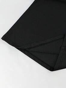 2pcs/Set Tween Boys Sophisticated Casual Round Neck T-Shirt And Straight Leg Cargo Pants Set, High Cost-Effective - Multicolor - View 7