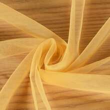 1pc Delicate Transparent Nylon Solid Color Tulle Fabric, Pre-Cut For DIY Wedding Dress, Gown - A - View 15