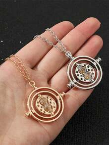 Regalo de fans de la escuela de magia Collar del Tiempo Apurado 360 Rotativo Convertidor de Tiempo Astronómico Accesorios de Cosplay - Unitalla - Ver 4