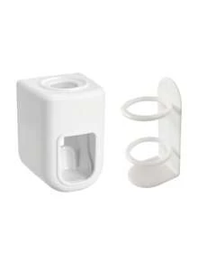 Slouchy Toothpaste Squeezer, Plastic Manual Toothpaste Dispenser, Creative Minimalist Toothpaste/Facial Cleanser Dispenser, Wall-Mounted Automatic Toothpaste Squeezer, Slouchy Gadget For Bathroom, Wall-Mounted Toothpaste Squeezer, Toothpaste Clip, Lotion Dispenser, Hands-Free Toothpaste Dispenser, Electric Toothbrush Holder Stand, Squeezer, Seamless Adhesive - Multicolor - View 20