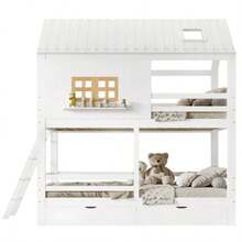 Bed Bases & Foundations - White+Natural - View 3