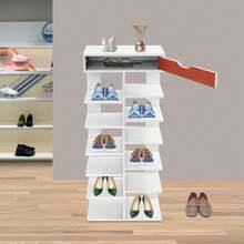 YUNRUX Shoe Racks - White - View 11