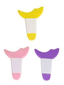 5pcs - New Silicone Eyeliner & Eyebrow Shaping Mold Makeup Tools, Reusable Multi-Function Eye Makeup Set, Suitable For Women Eyeliner, Eyebrow, Lip Liner, Economic Makeup Tools - Multicolor - View 9