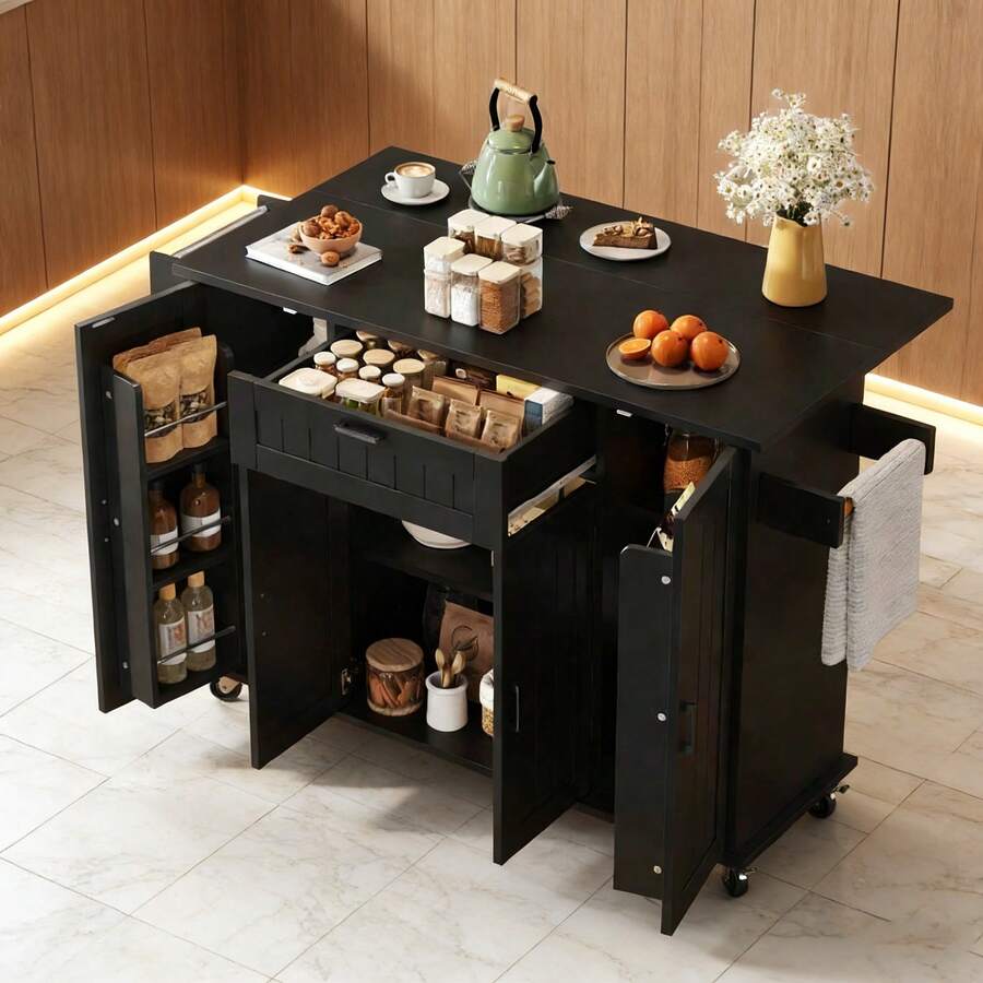 Cabinets - Black + MDF + European - View 1