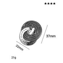 Classic Golden Cage Puzzle, Brain Teaser, Great Gift For Birthday, Holiday, Perfect Present - Multicolor - View 9