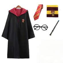 Cosplay Clothing - Robes + Tie + Scarf + Glasses + Magic Wand - View 1