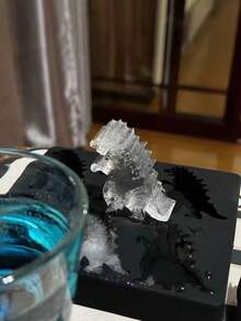 1pc Monster Ice Mold, Silicone Ice Tray, Easy Release & Clean, Quick Freeze - Multicolor - View 9