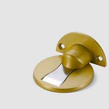 1个隐形磁性门挡，适用于5.5毫米至9毫米的门缝，无需钻孔 - 金色 - 查看 16