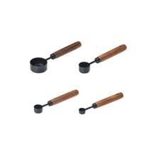 4/8pcs Measuring Cup & Spoon Set, Stainless Steel Measuring Cups And Spoons With Rosewood Handles, Suitable For Dry Goods And Liquid Ingredients, Baking Tools DIY, Seasoning Spoon, Powder Spoon, Coffee Spoon Kitchen Baking Tools - Multicolor - View 19