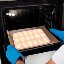 1 Set Easter Silicone Chocolate Mold, 18 Cavities Egg Rabbit Basket Shaped Mold, Suitable For Baking, Jelly, Candy, Candle, Ice Cube, Butter - Multicolor - View 5