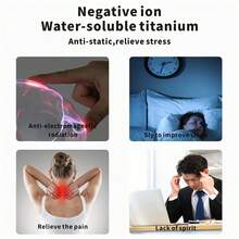 1/2pcs Hematite Stone Bracelet, Natural Healing Stone Beads Adjustable Elastic Bracelet, Fashion Accessory To Boost Confidence - Black - View 4